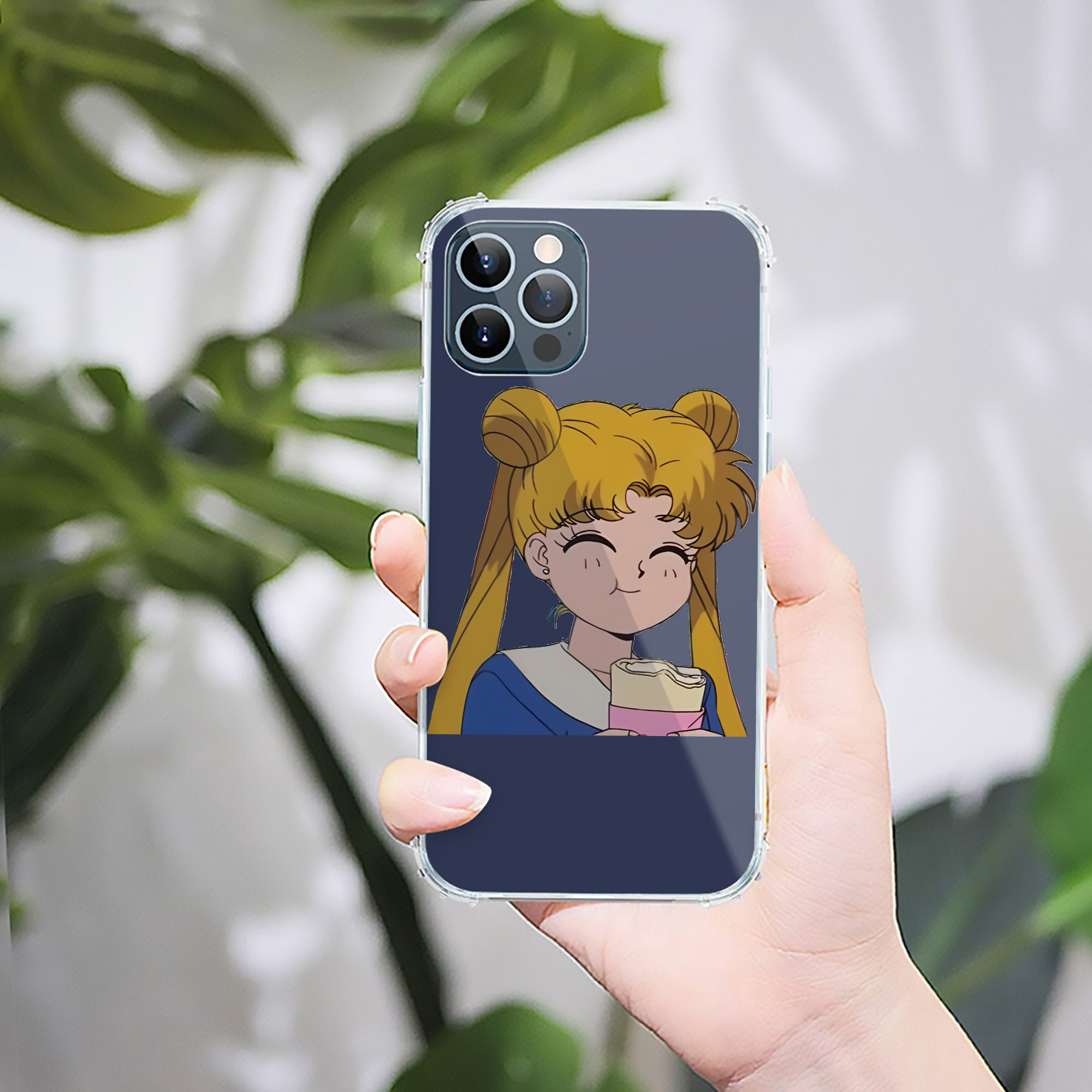 （画像用） 美少女戦士セーラームーン 愛野 美奈子 あいの みなこ Sailor Moon Aino Minako 【iPhone 12シリーズ対応】透明スマホケース（クリアソフトケース）